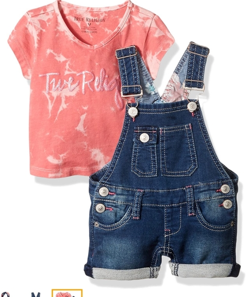 True Religion Baby Girl 3 Piece Set 9 mths- EUC - Picture 2 of 13